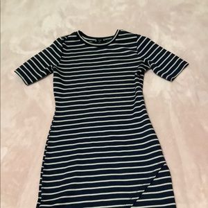 Black stripper dress